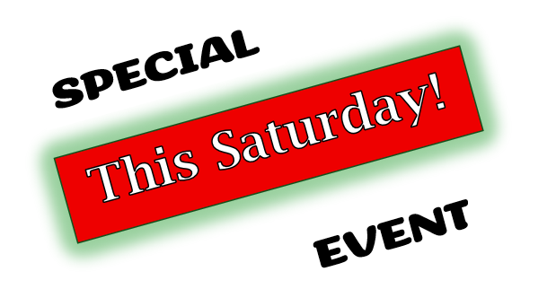 Don't miss the 12 Cards of Christmas this Saturday!